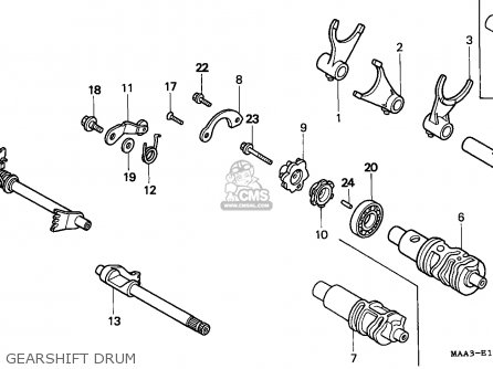 Parts 1997 honda vt1100c2 #6