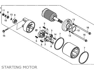 Honda VT1300CSA 2011 B KOREA ABS Parts Lists And Schematics