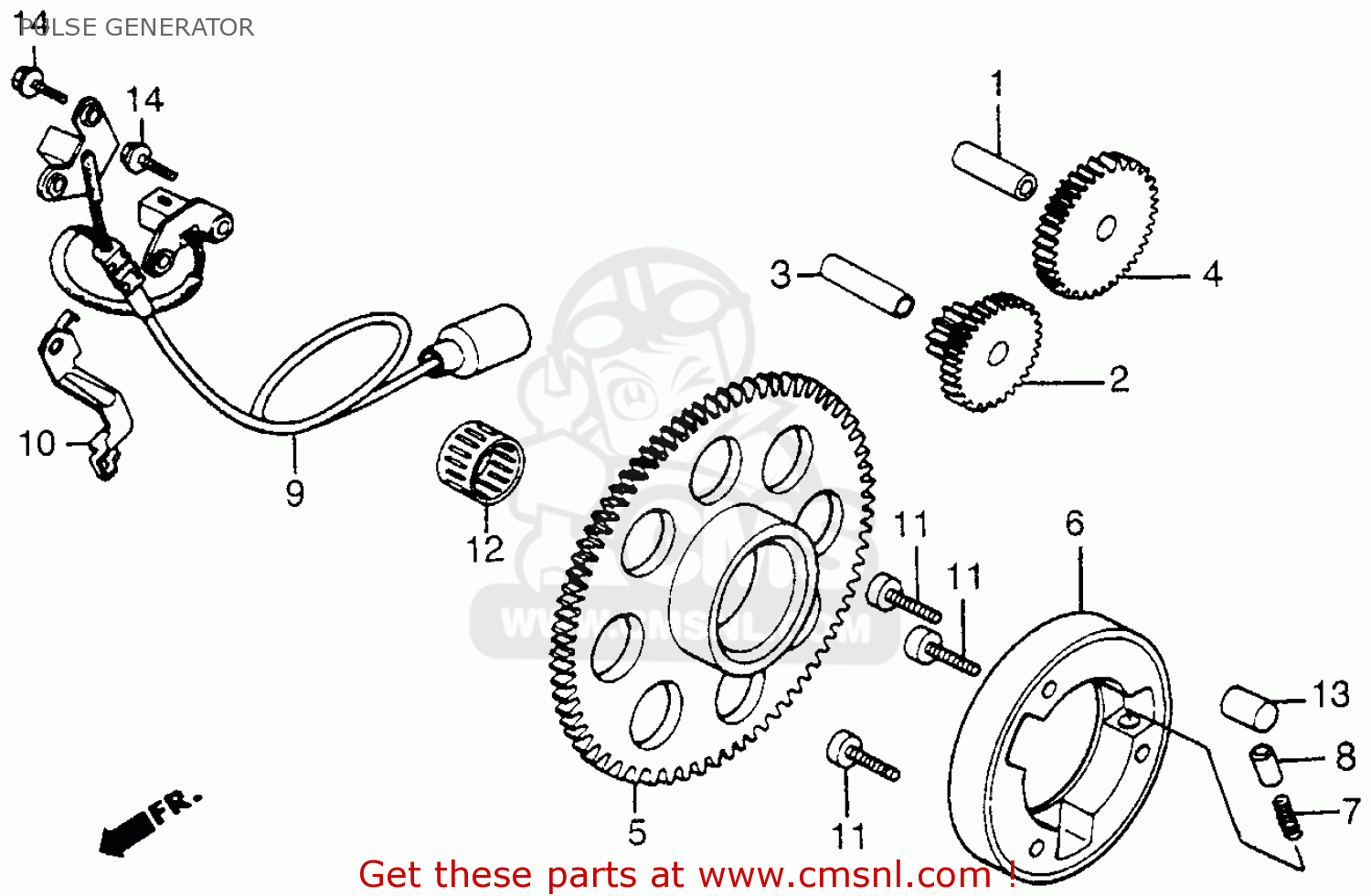 1983 Honda shadow pulse generator #2