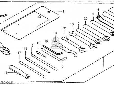 Honda vt500c tools #7