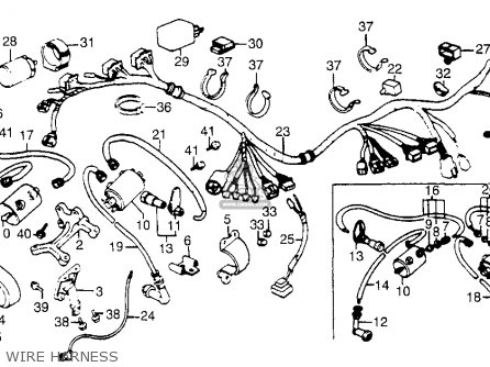 Honda vt500 ascot wiring diagram #2