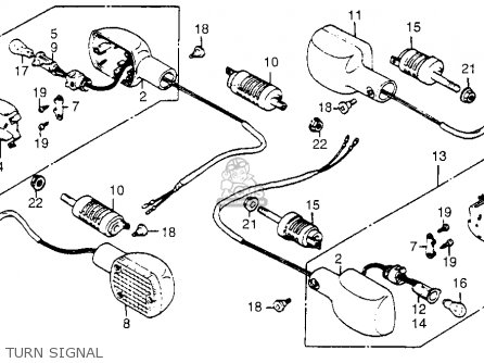 Honda vt500ft ascot parts #6