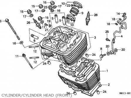 1992 Honda vt600c parts