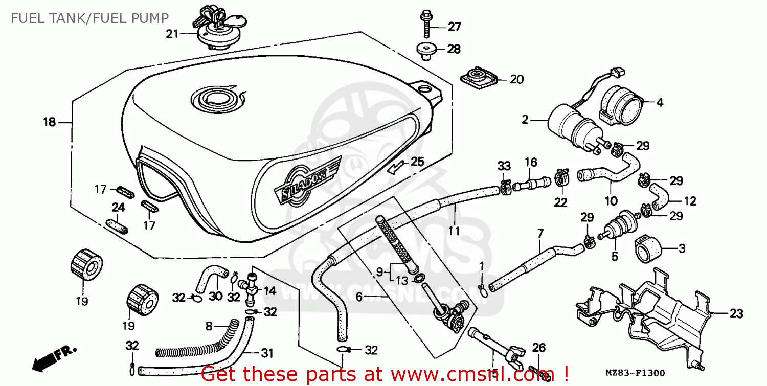 Honda shadow fuel pumps #4