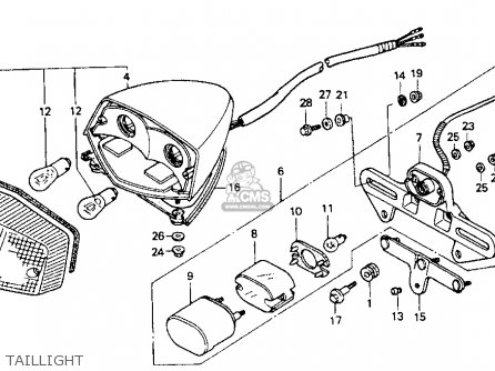 1992 Honda vt600c parts #3