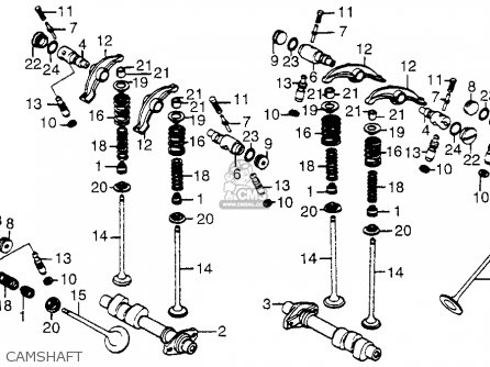 Honda Vt700c Shadow 1984 (e) Usa California parts list ... 1984 vt700c wiring diagram 