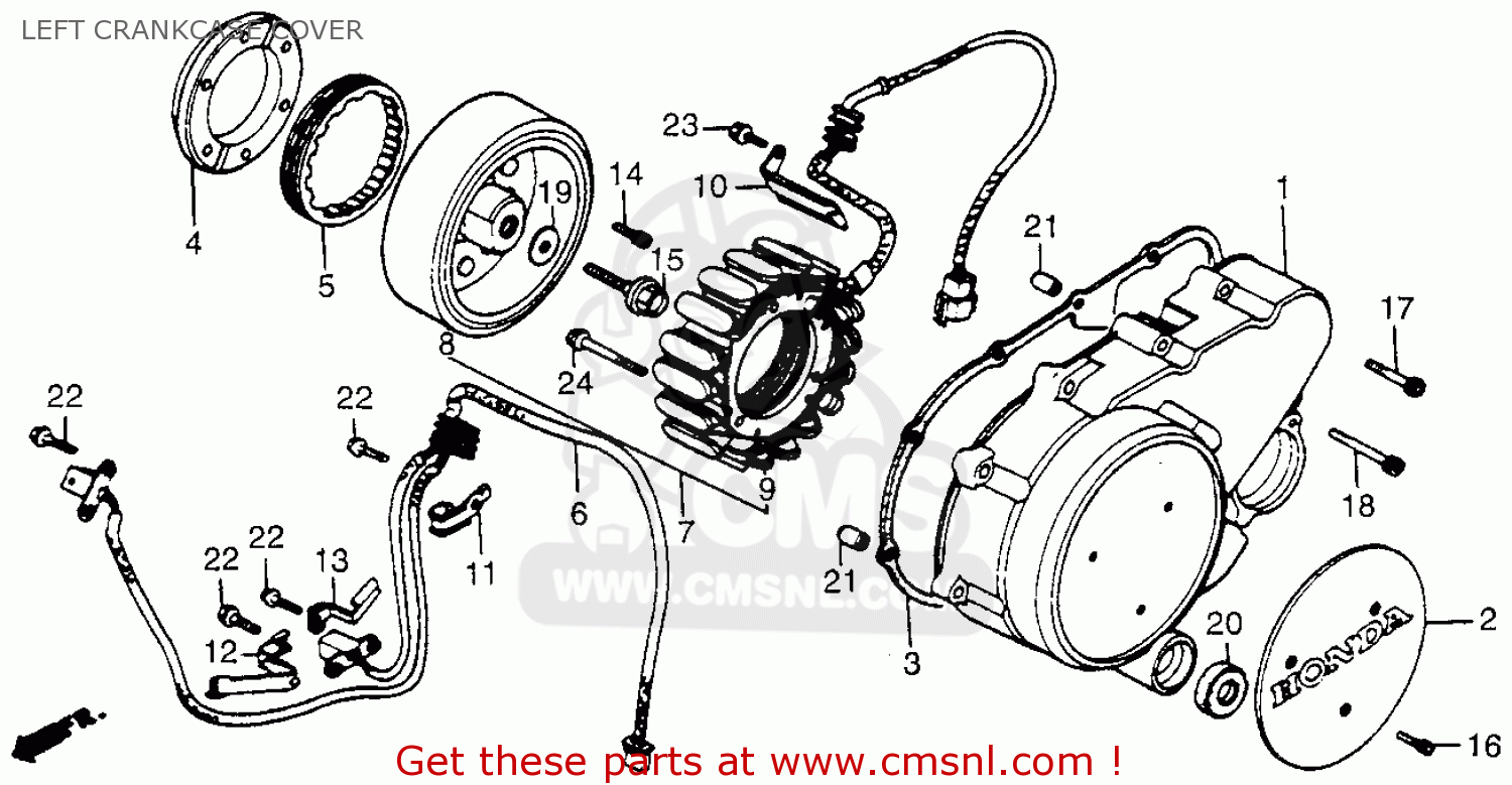 Honda vt700c parts #5