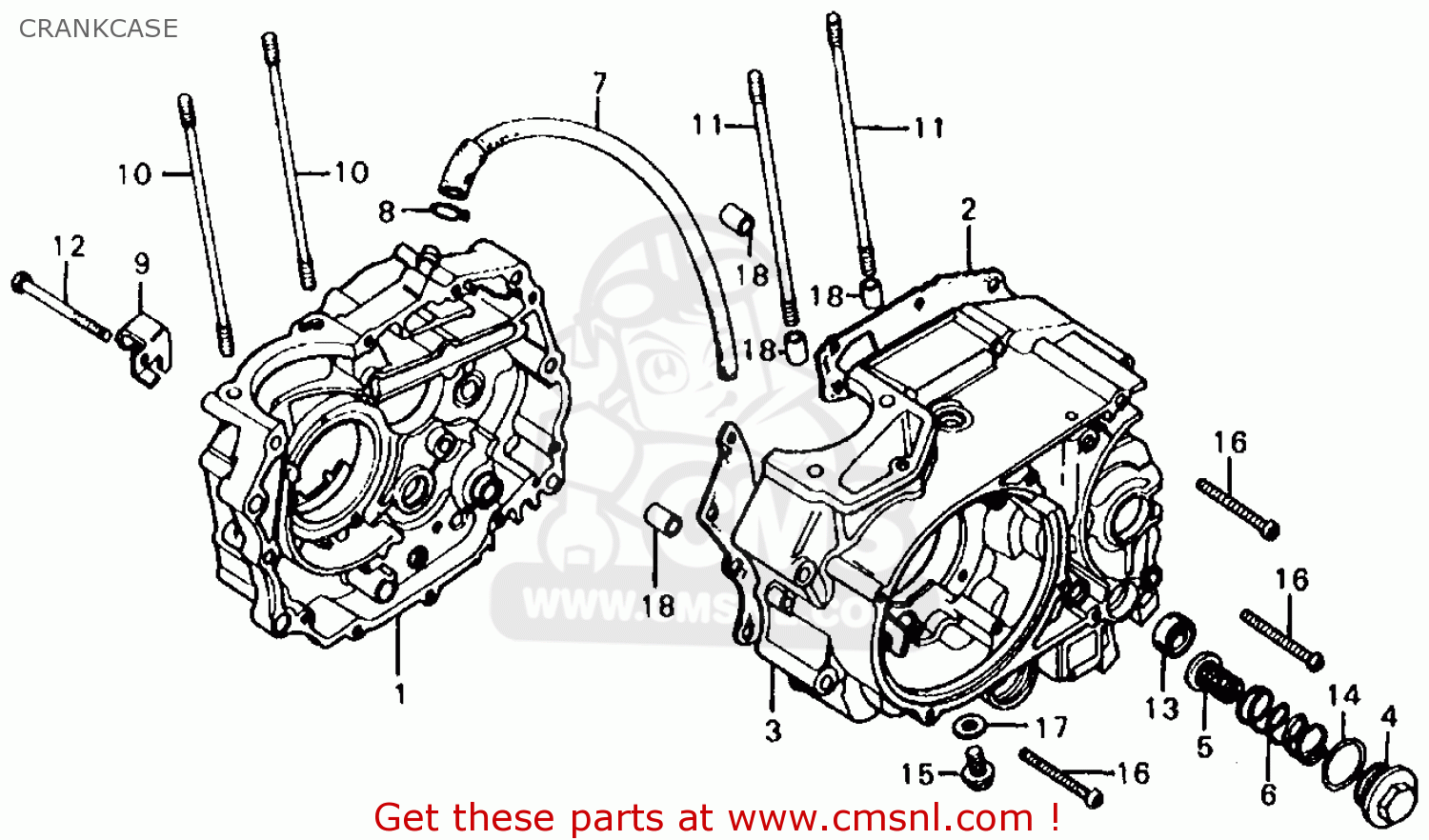 Part list honda 125 xls #3