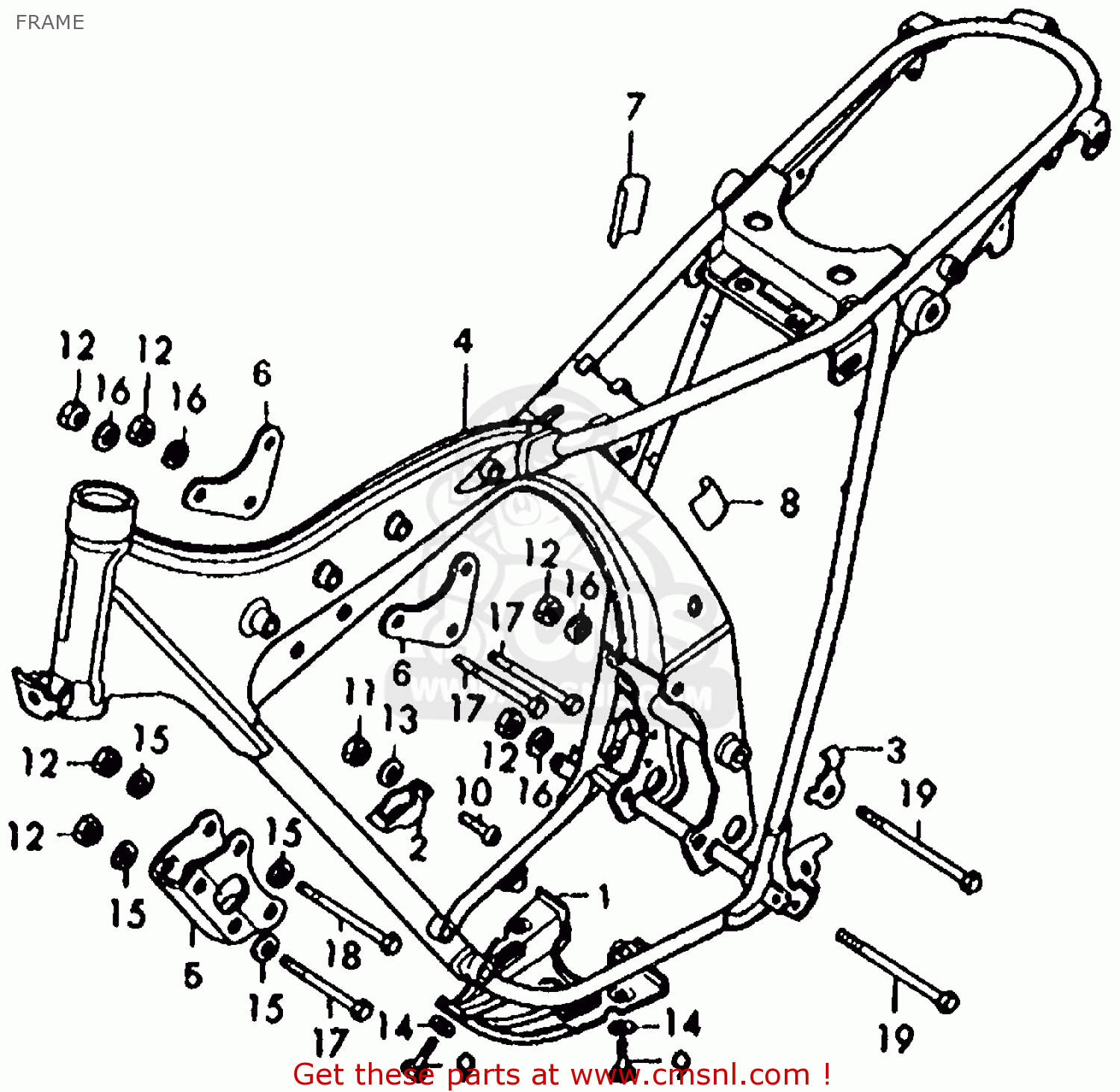 Part list honda 125 xls #7