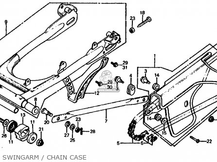 Honda xl125s engine diagram