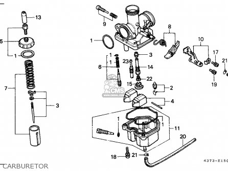 Honda xl125s 1982 carburator