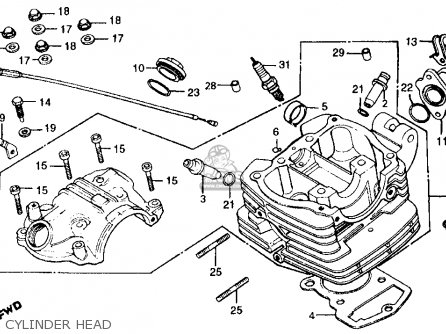 Honda Xl R Usa Parts List Partsmanual Partsfiche