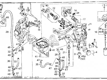 1987 Honda xl600r carburetor #2