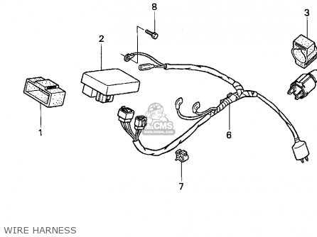 Honda Xr100r 1993 (p) Usa parts list partsmanual partsfiche