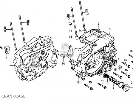 Honda Xr200 1984 (e) Usa parts list partsmanual partsfiche