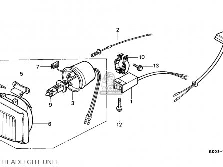 1984 Honda 200r parts #6