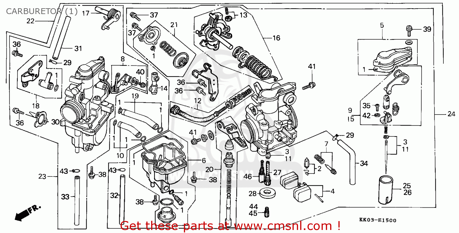 Honda xr200 carburetor diagram #7