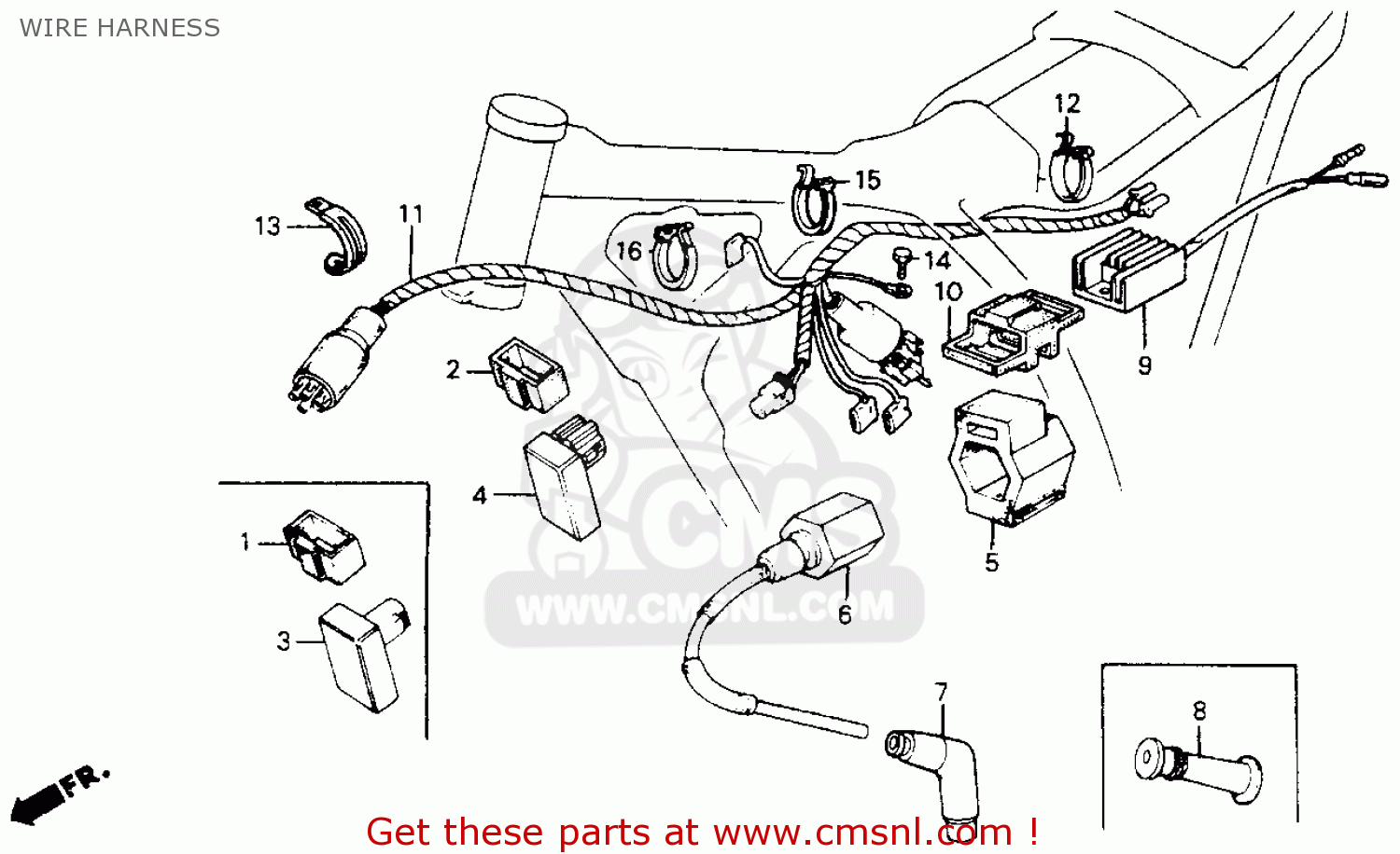 1986 Honda spree wiring diagram #6