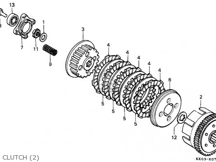 Honda Xr R L General Export Kph Parts Lists And Schematics