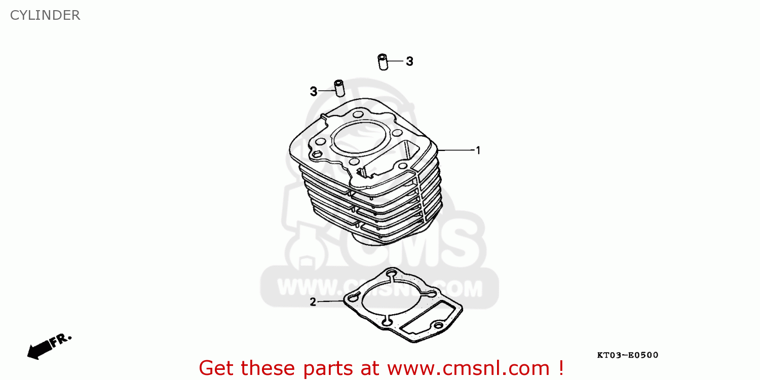 1993 Honda xr200 parts #6