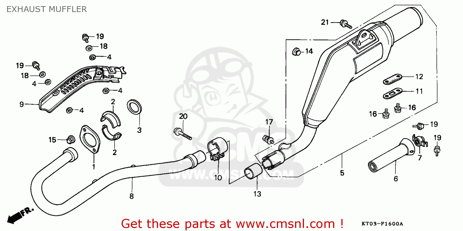 Honda xr200 parts list #7