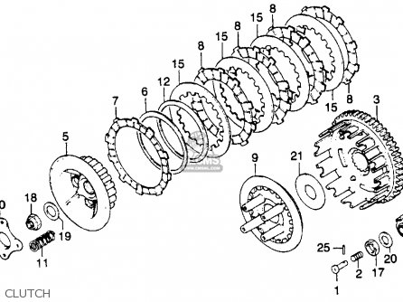 Honda Xr250r 1982 Usa Parts List Partsmanual Partsfiche