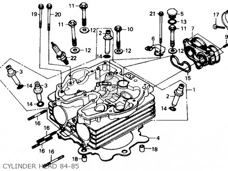 1984 Honda xr250r parts #3