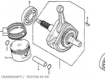 1983 Honda xr350r parts #4