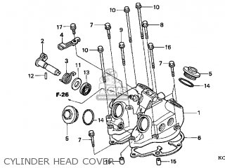 1996 Honda xr400r parts #4