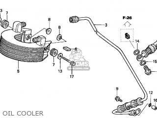 Honda xr400r oil cooler #4