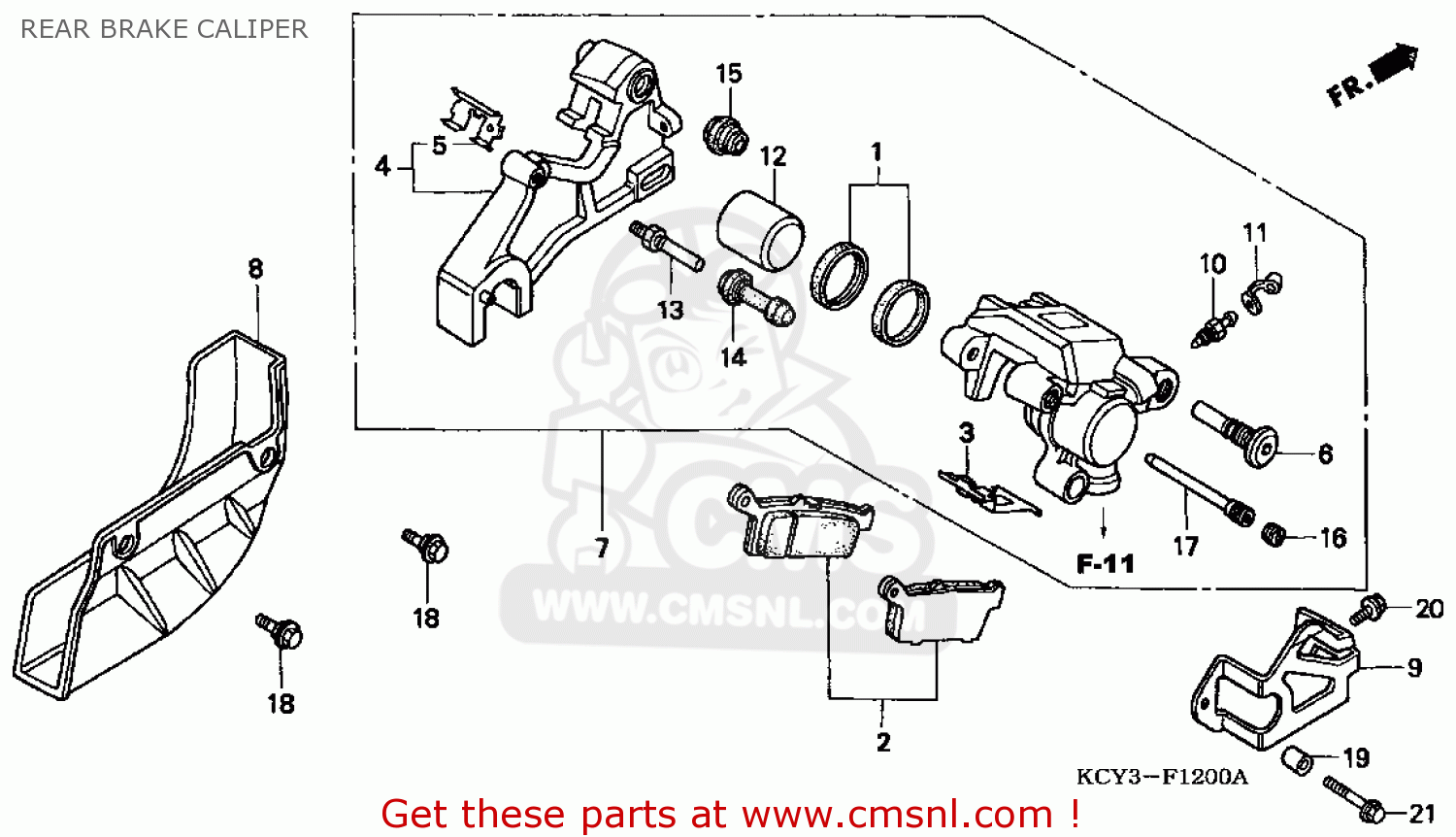 Honda xr400 parts list #2
