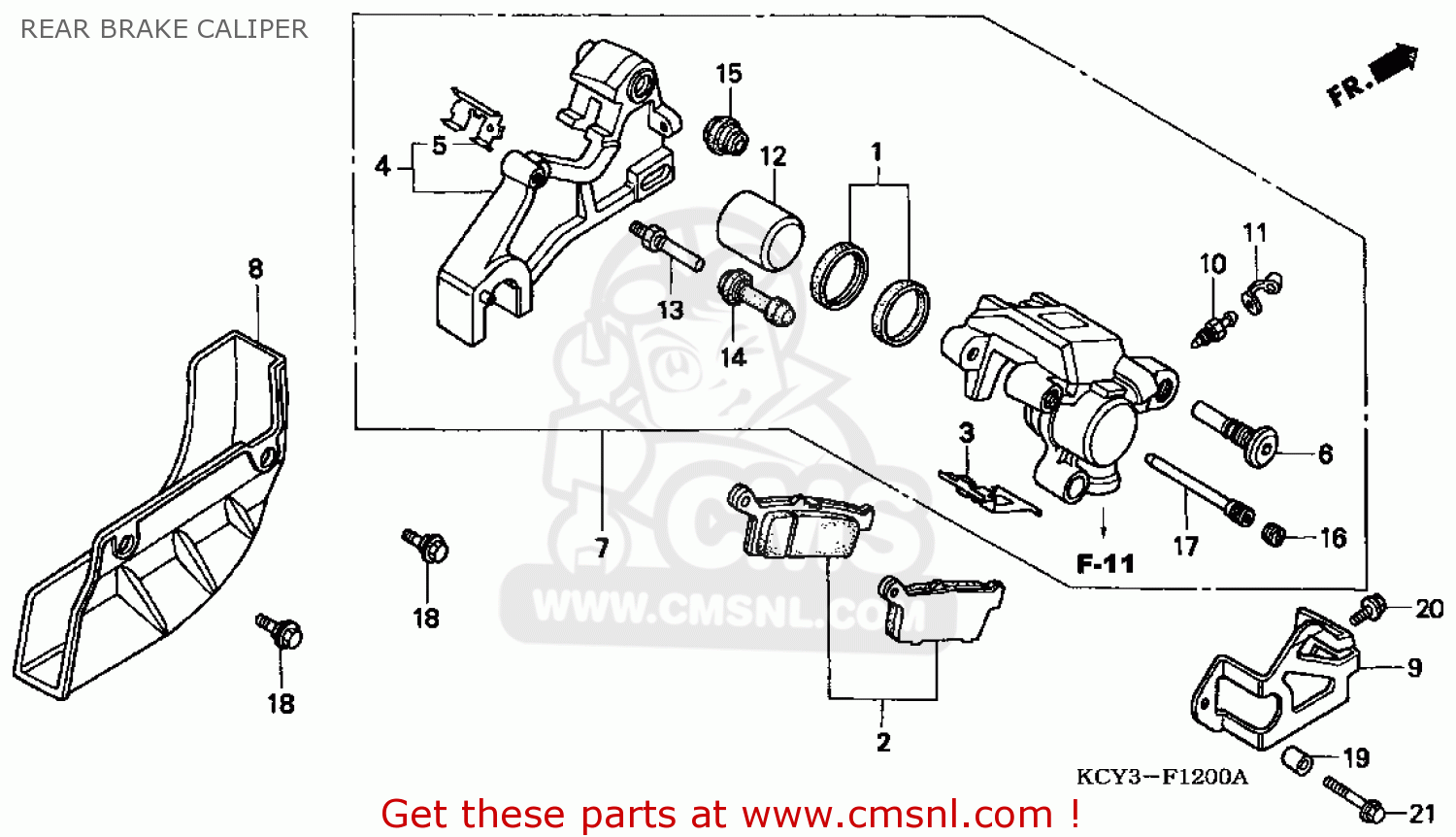 1998 Honda rear breaks #1