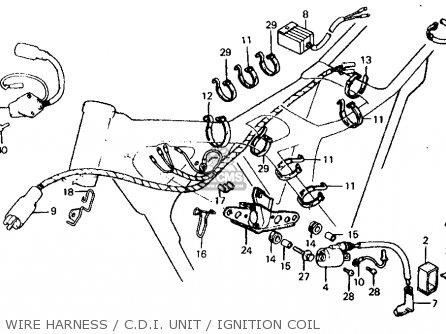 Honda Xr500r 1982 (c) Usa parts list partsmanual partsfiche