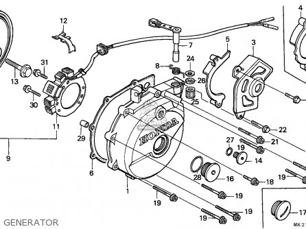 1987 Honda xr600r parts #5