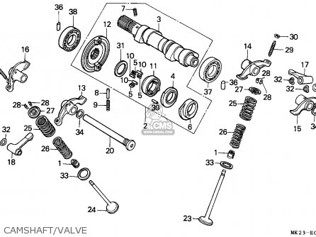 Honda xr600 engine diagram #3