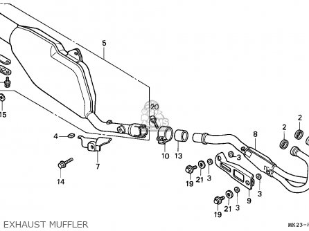 Honda xr600r exhaust #2