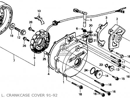 1992 Honda xr600r parts #2