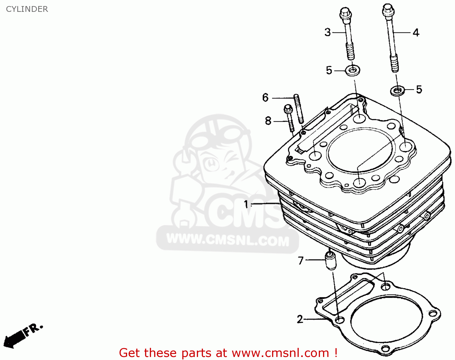 Honda xr 650 parts list #6