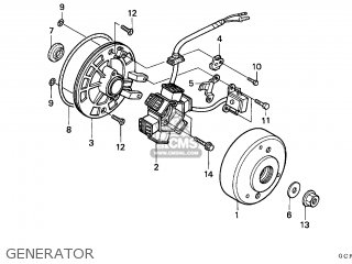 Honda Xr70r 1997 (v) European Direct Sales parts list partsmanual