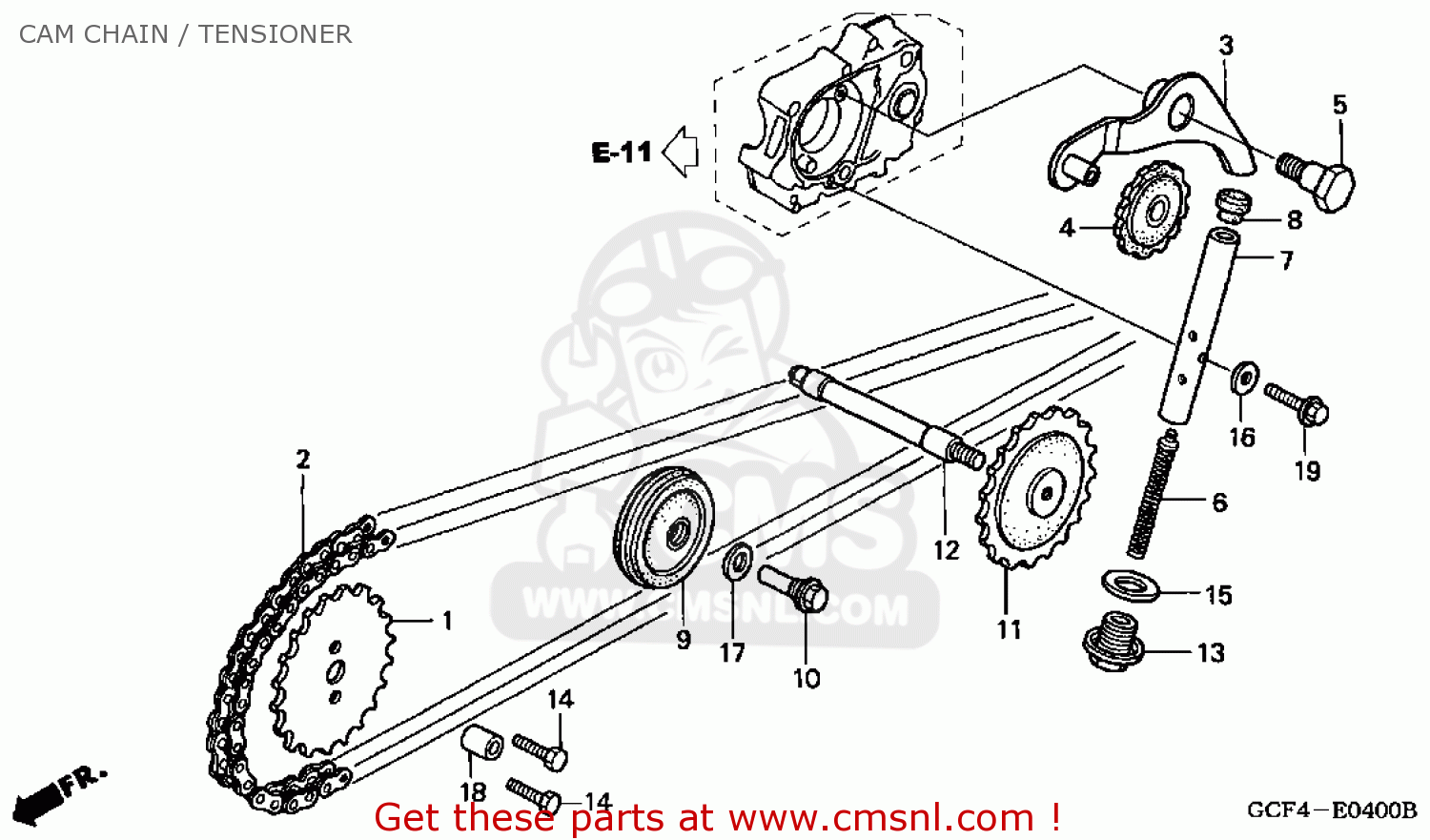 1999 Honda xr70r parts #5