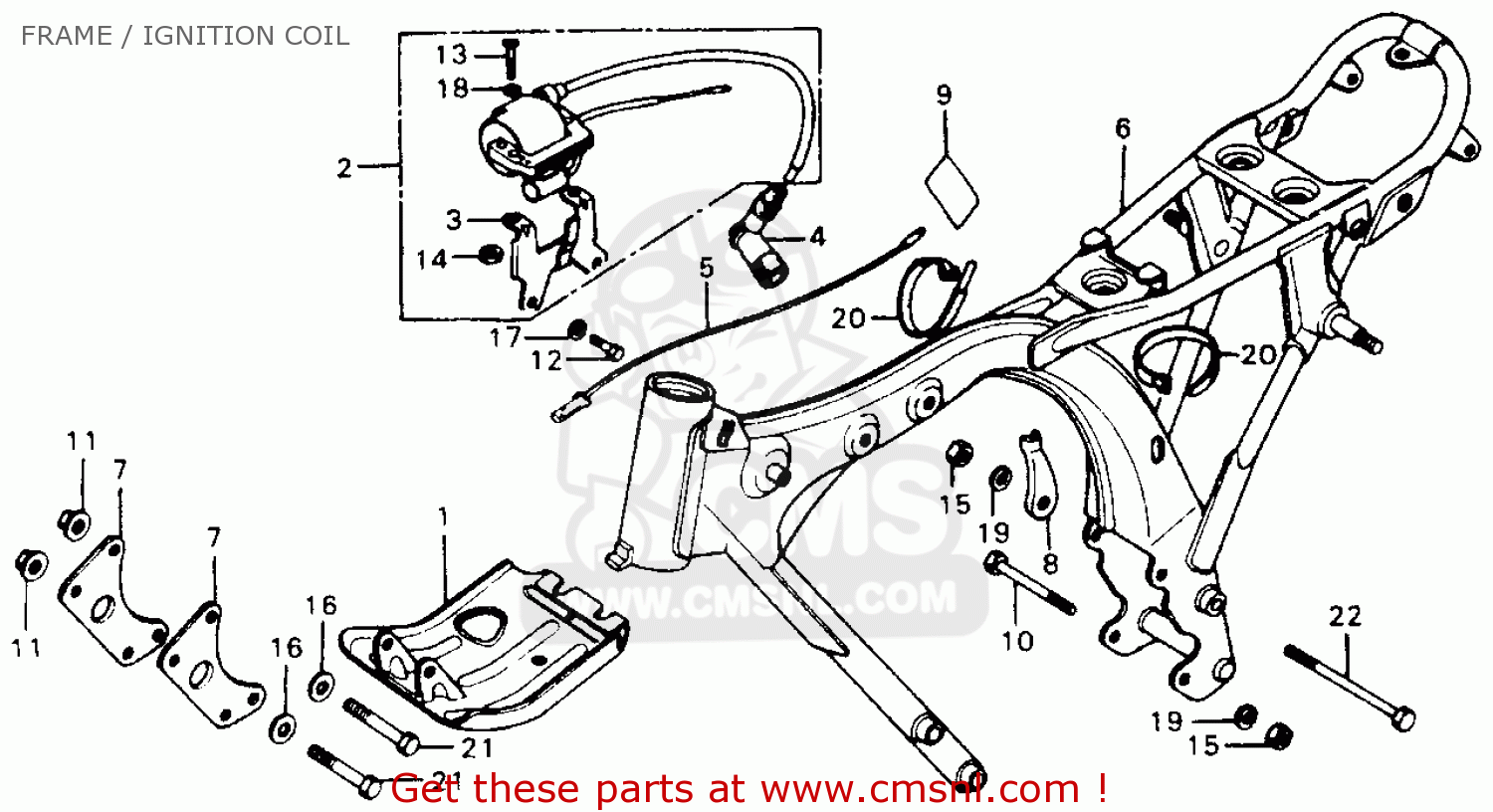 1977 Honda xr75 parts #3