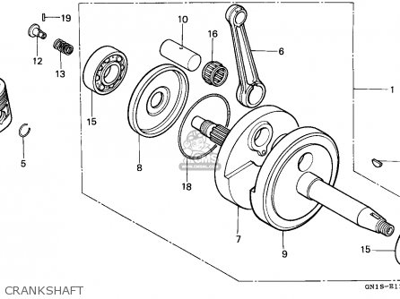 1999 Honda xr80r parts #2