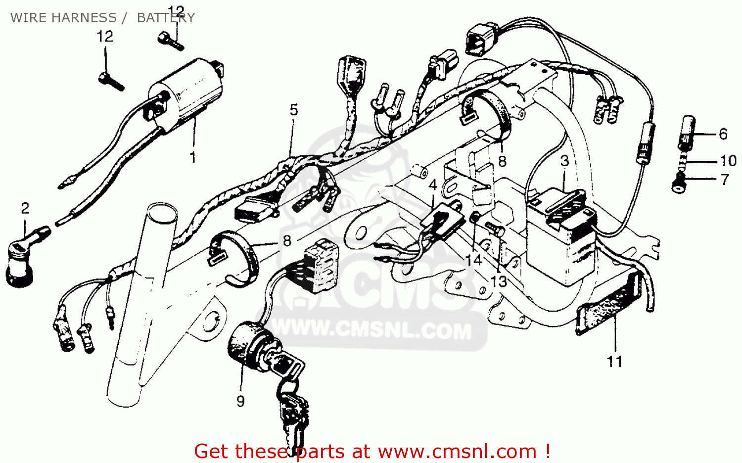 1979 Honda z50 wiring diagram