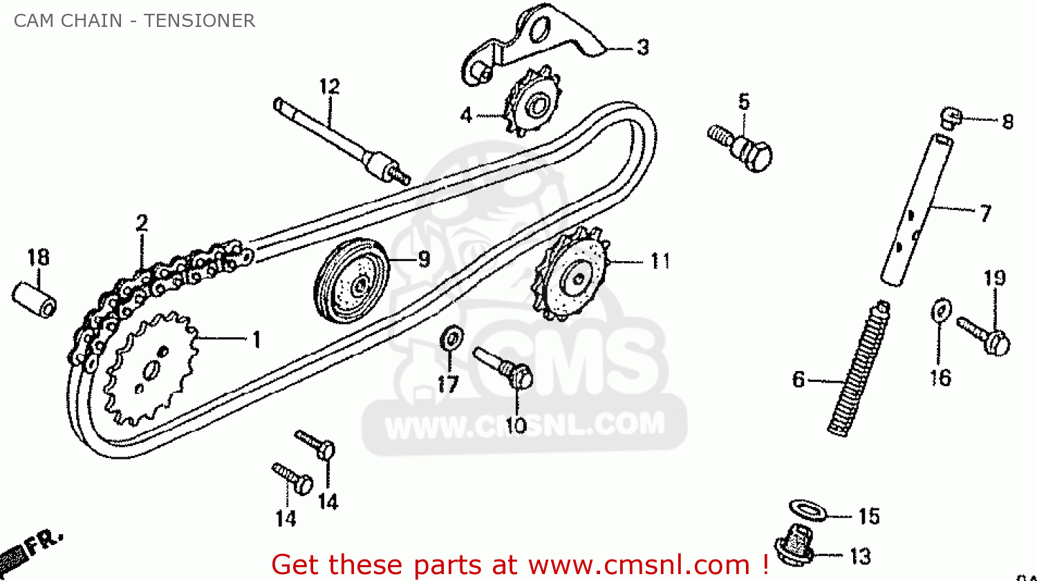 Timeing chain adjustment on honda z 50 #4