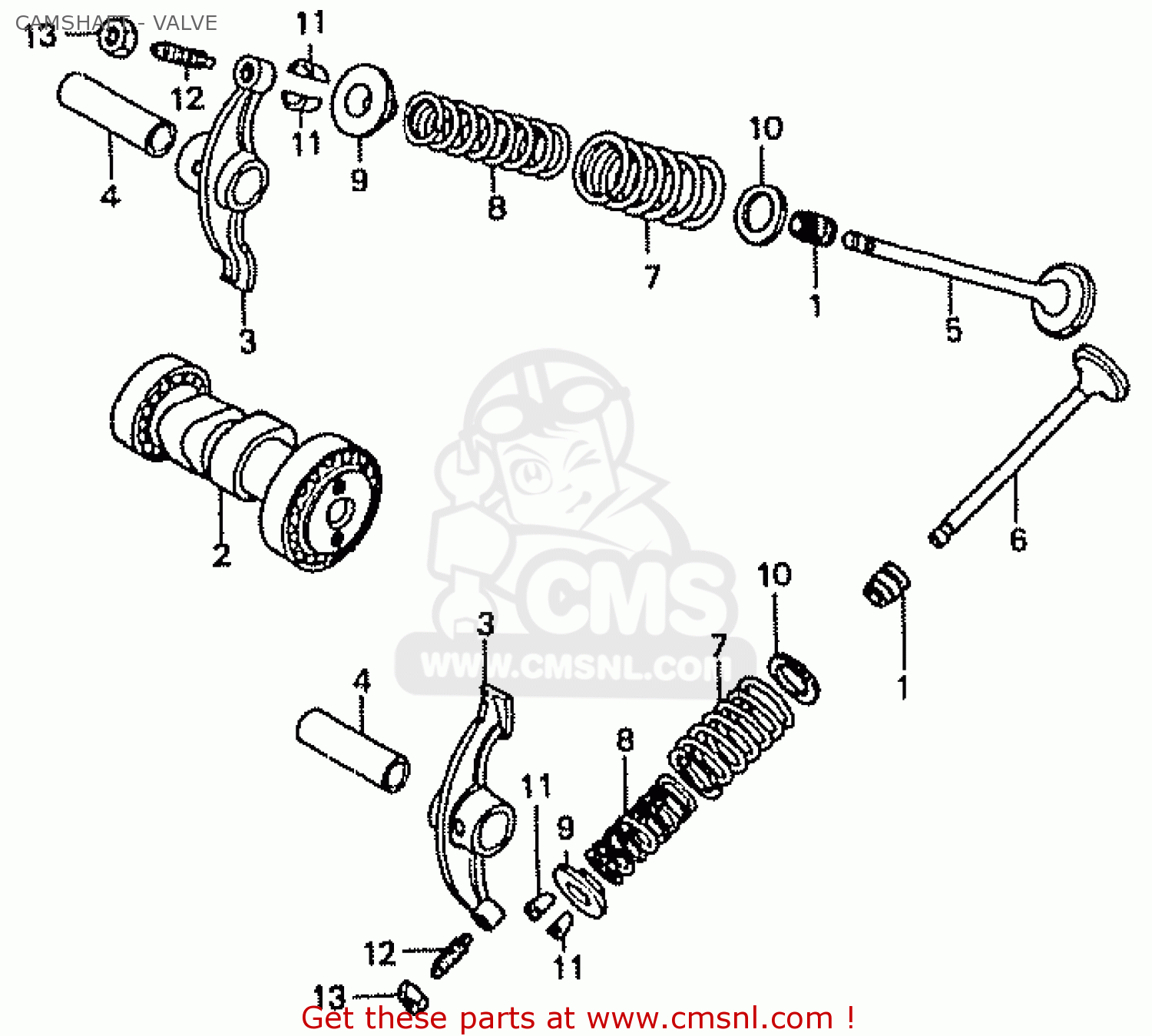 Honda camshaft valves #7