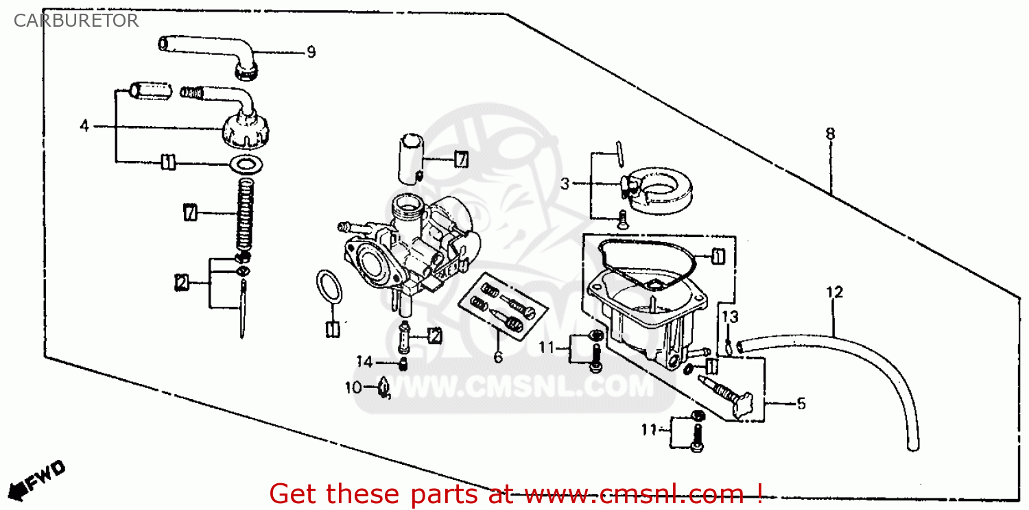 1984 Honda z50r carburetor #5