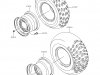 Kawasaki 1990 B1 KAF300 North America WHEELS TIRES