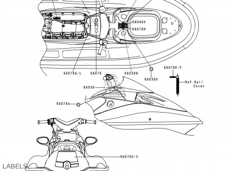 Kawasaki 1999 A1: Jh1200 parts list partsmanual partsfiche