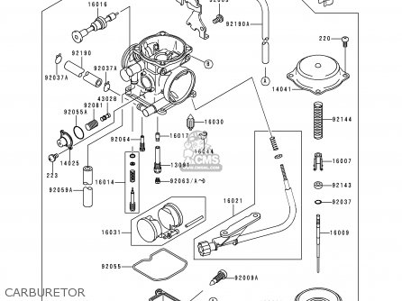 Kawasaki 1999 A4: Klx300 Parts List Partsmanual Partsfiche