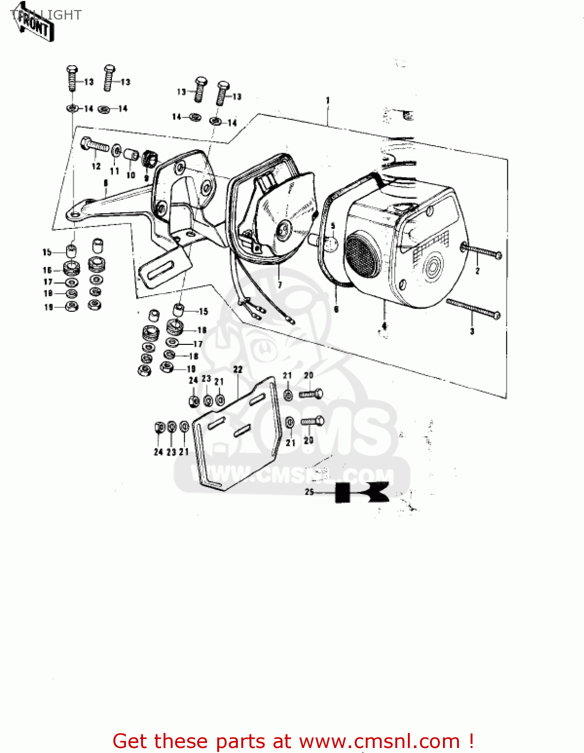 Kawasaki Ke B Ke Usa Canada Mph Kph Taillight Buy